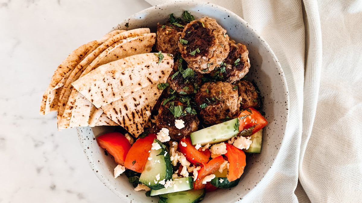 Beef and Feta Meatballs - FREE Recipe