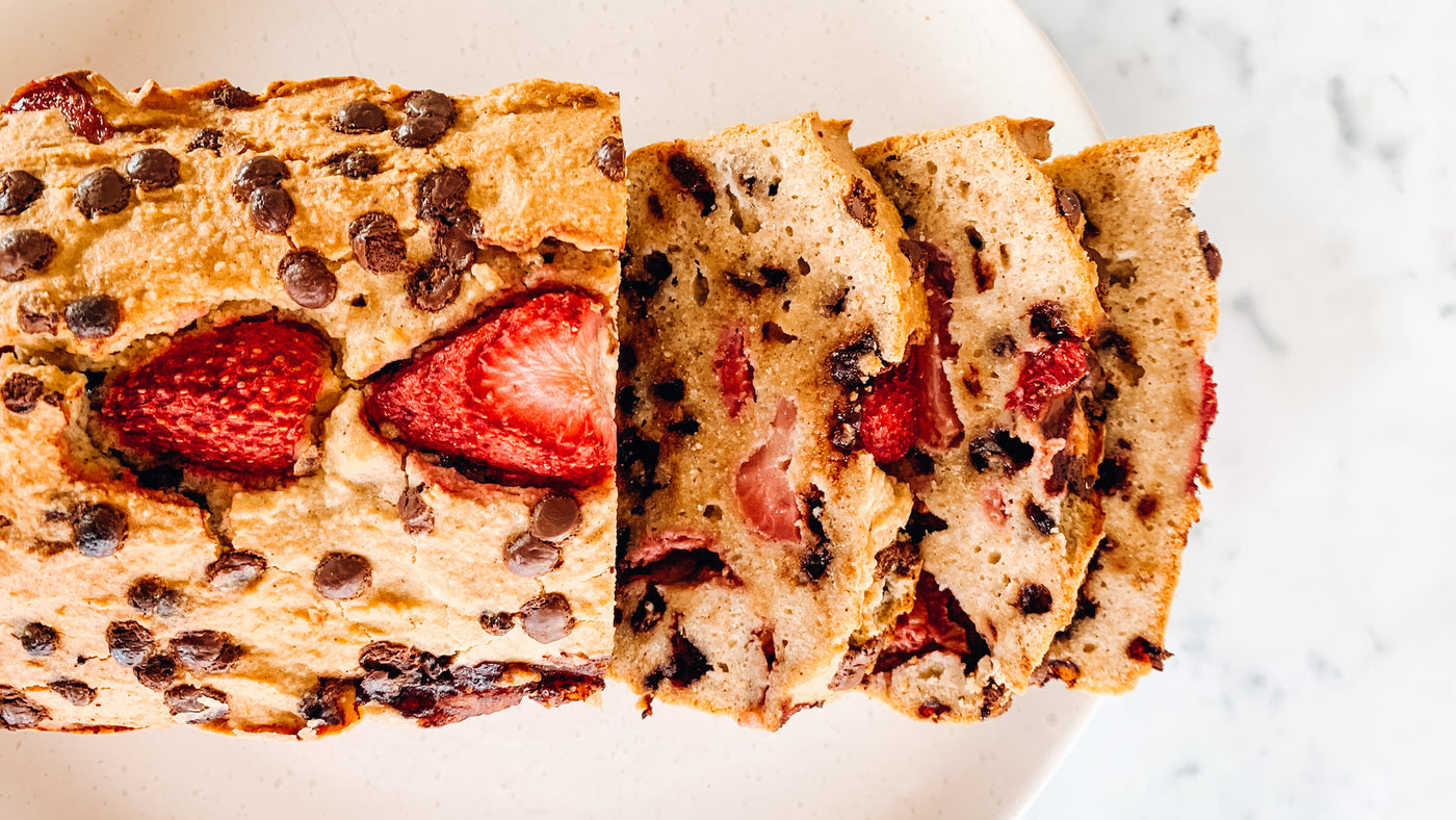 Choc Chip Strawberry Loaf_Free Healthy Snack Recipe from The Bod App