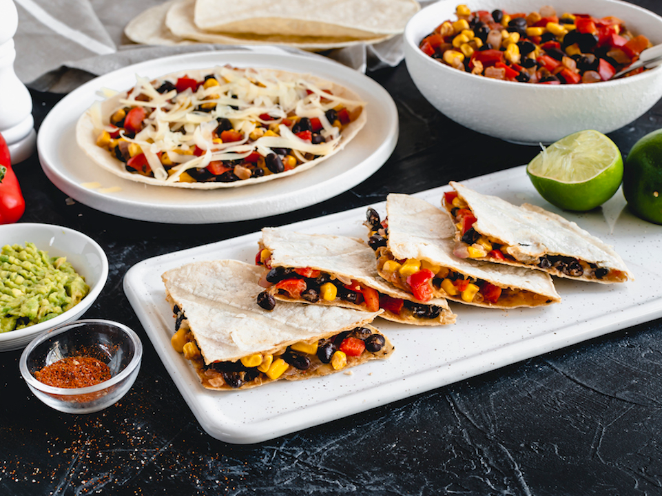 Black Bean & Corn Quesadillas