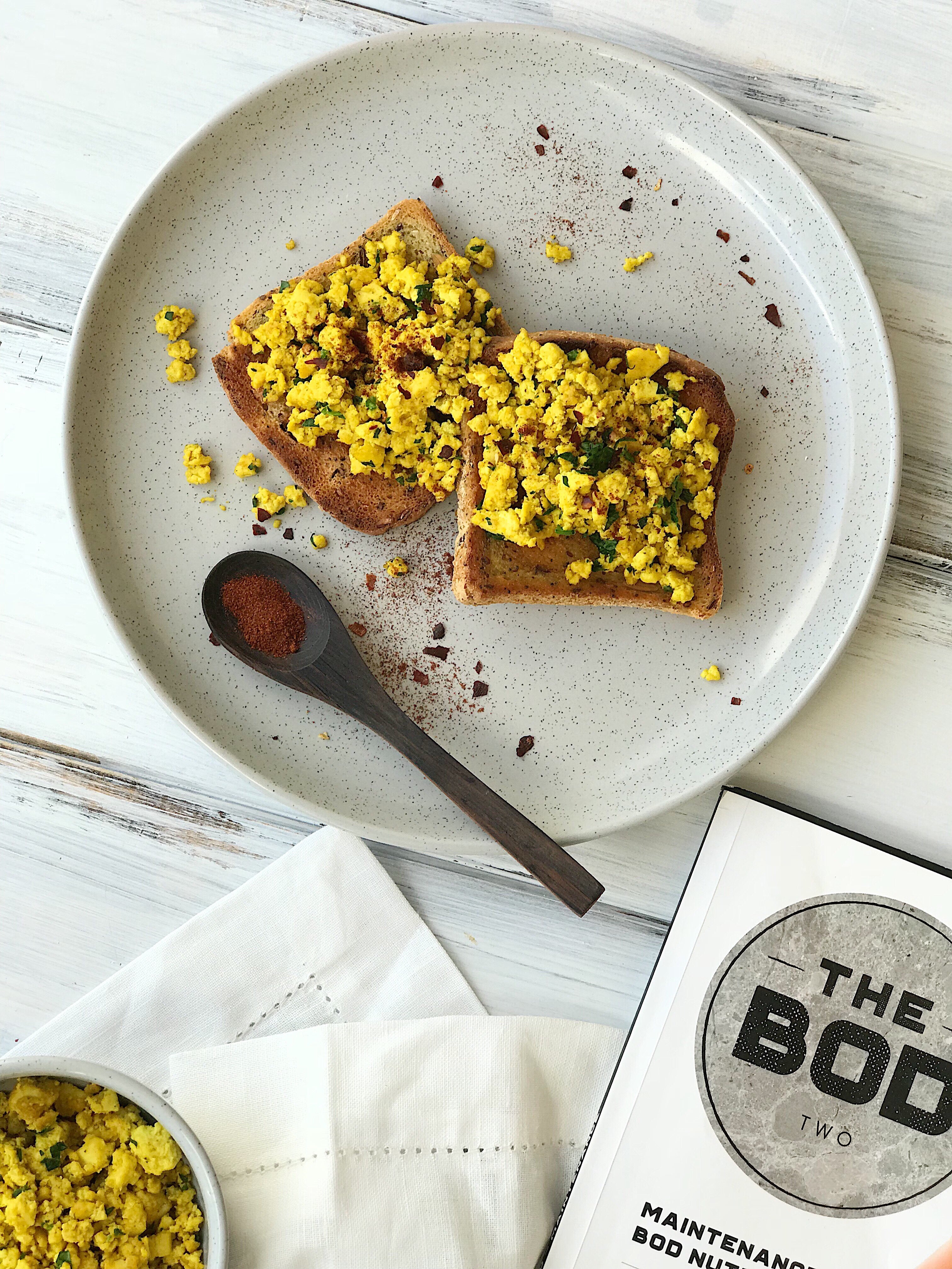 THE BOD Vegan Scrambled Tofu Recipe